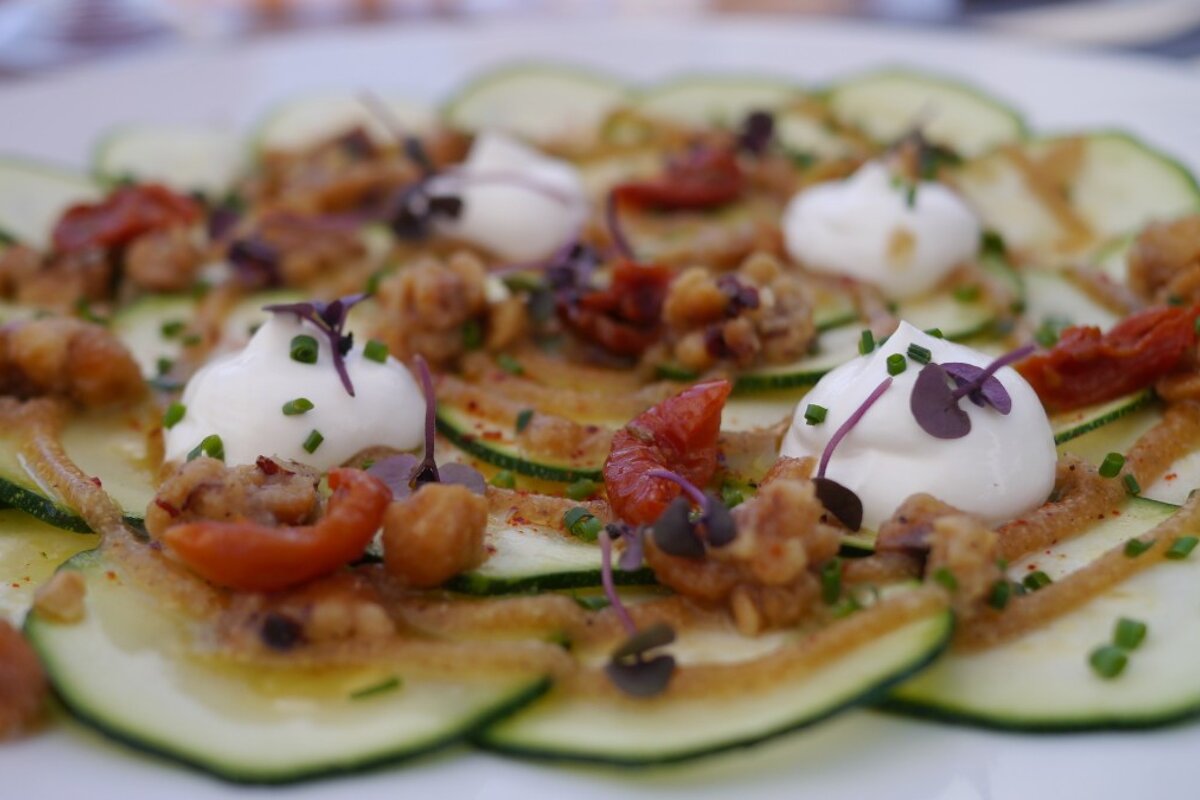 salad at the blue marlin in Ibiza