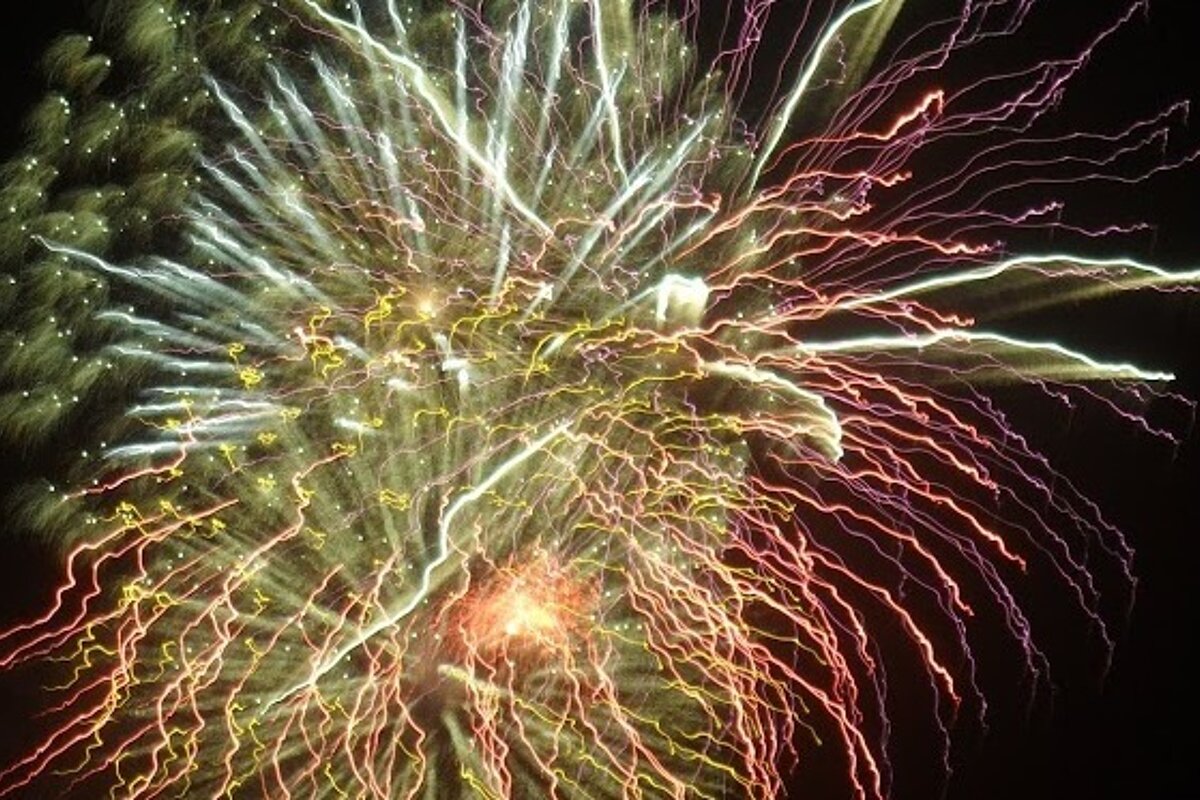 some fireworks at the Pollensa festival
