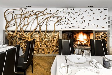 Le 1850 Be Organic Restaurant, Courchevel 1850 interior