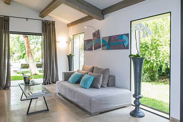 a picture of a hotel suite at Le Pre de la Mer Hotel, Saint Tropez