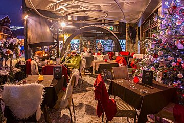 La Chamade Restaurant, Morzine restaurant terrasse