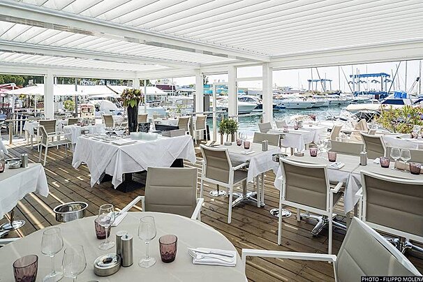 La Fourmigue Restaurant, Golfe Juan restaurant terrasse