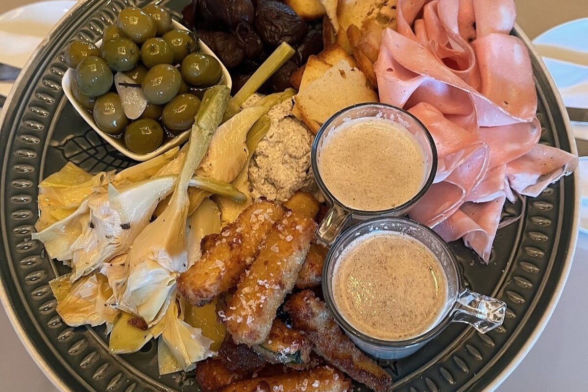 Tapas plate at La Perla