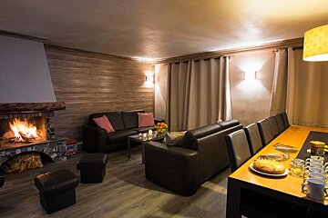 Loup Blanc Chalet, Val Thorens lounge