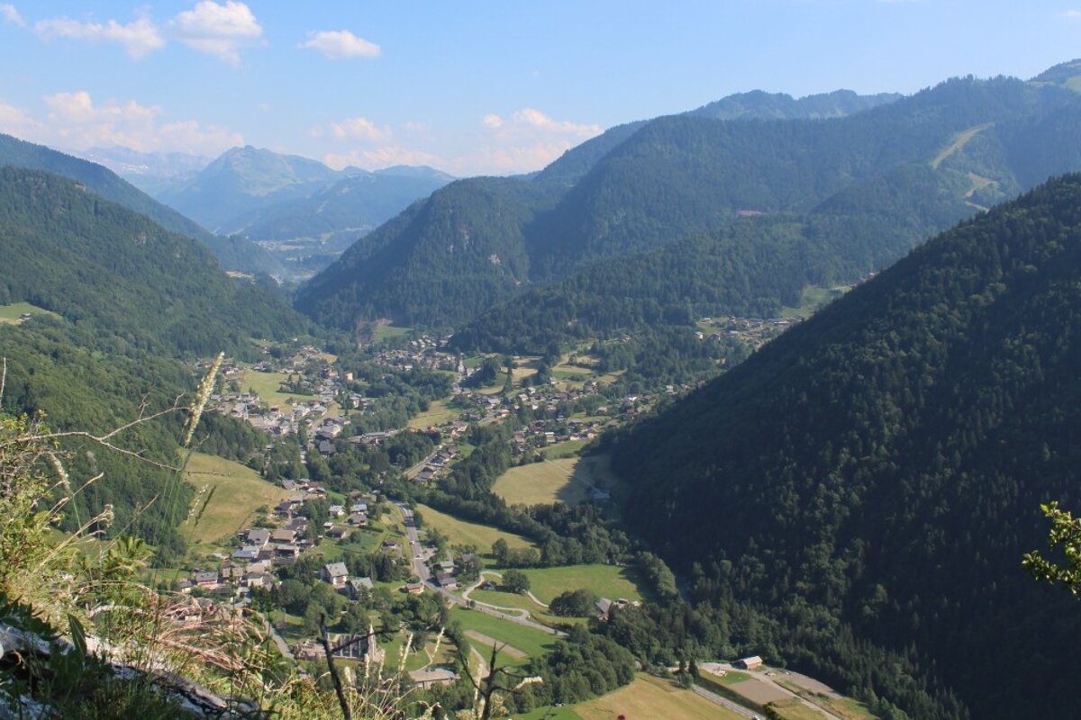 view over st jean daulps village