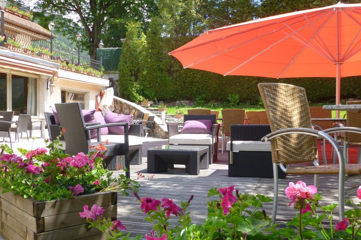 Aiguille du Midi Hotel, Les Bossons terrace