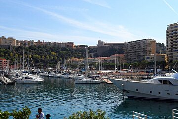 boats moored in Monaco
