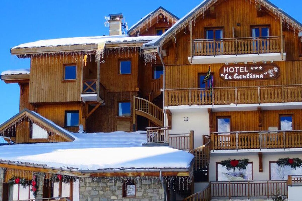 Le Gentiana Hotel, Tignes Le Lac exterior