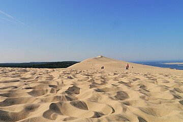 the dune du pilat stretching into the distance