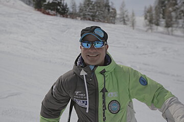 a group of ski and snowboard instructors