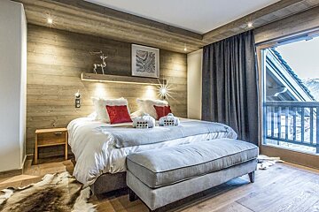 Keystone Lodge Apartment C19, Courchevel Moriond 1650 double bedroom