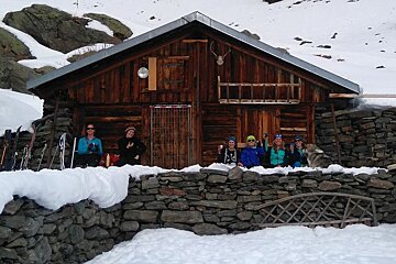 Ski touring in Les Houches