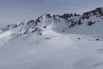 snowy peaks in verbier