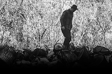 a black & white promo image for a new vodka brand