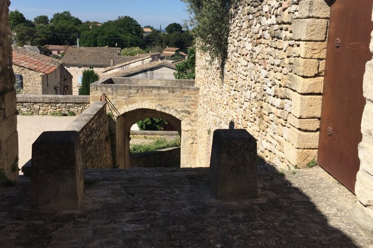 a medieval village in provence