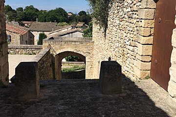 a medieval village in provence