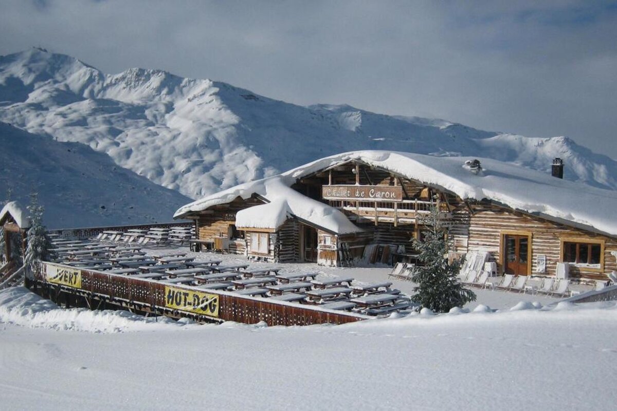 Chalet de Caron Restaurant, Val Thorens exterior