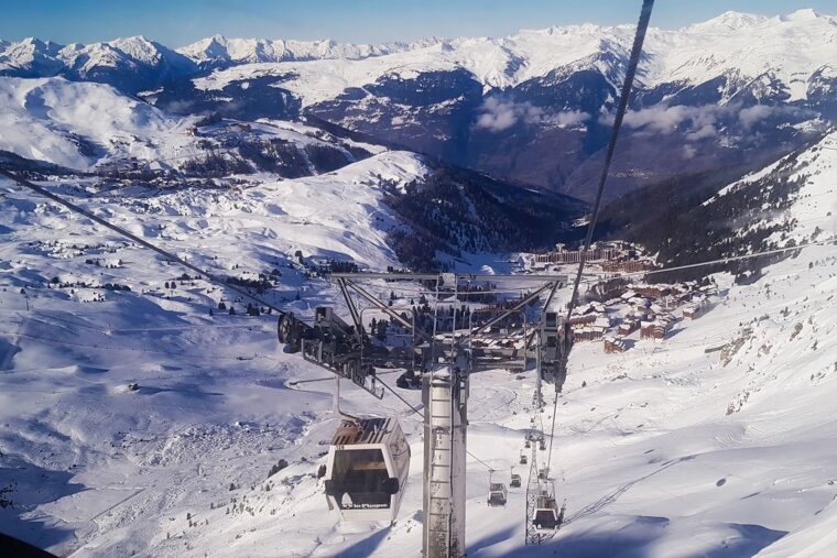 Clear, sunny days for Christmas week in La Plagne