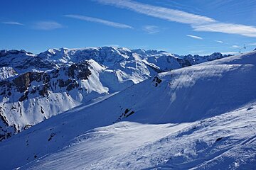 mountains in courchevel