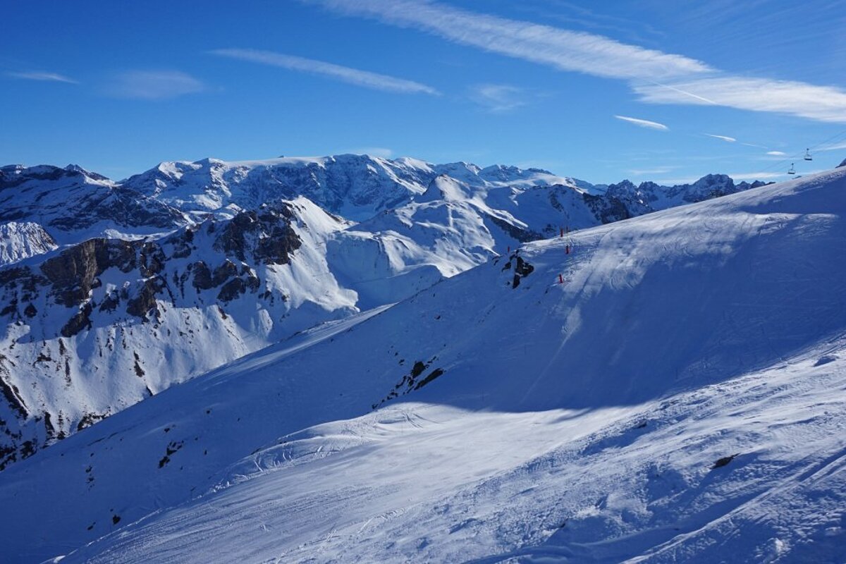 mountains in courchevel