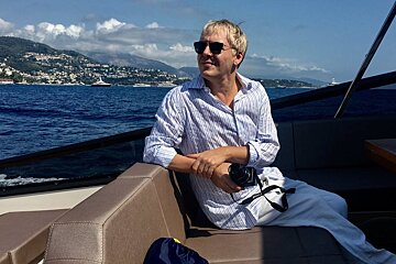 Nick Rhodes relaxing in Monaco