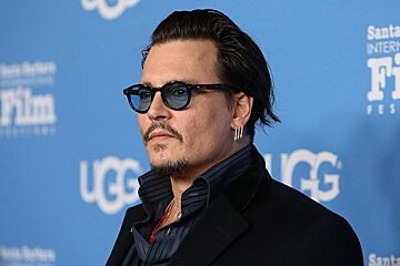 Johnny Depp chills out in Ibiza