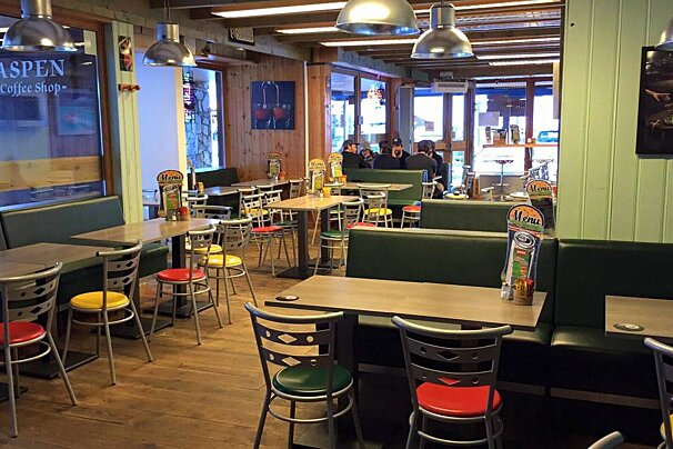 Aspen Coffee Shop Cafe, Tignes interior