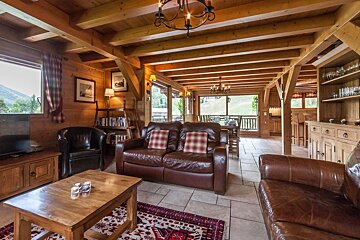 Des Amis Chalet, Morzine lounge