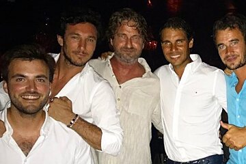 Gerard Butler's Ibizan holiday
