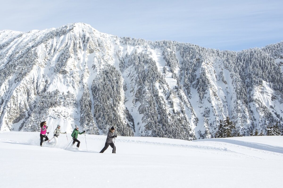 Snowshoeing in Courchevel
