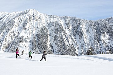 Snowshoeing in Courchevel