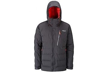 a hooded winter jacket