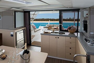 Fountaine Pajot Lucia 40 11.7m Sailing Catamaran, Palma de Mallorca kitchen
