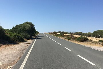 Beachfront cycling in Playa de Palma
