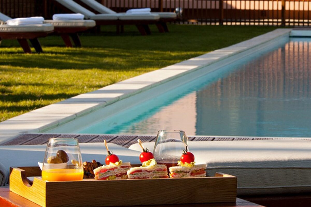 Chateau Cordeillan-Bages, Pauillac outdoor swimming pool