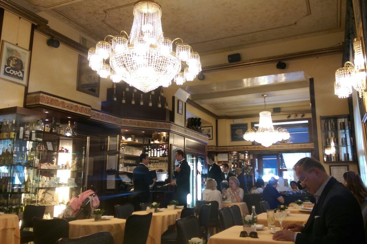Cova Cafe, Milan interior