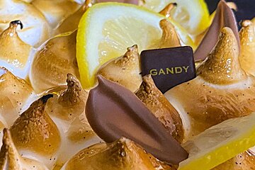 lemon meringue at Maison Gandy Courchevel