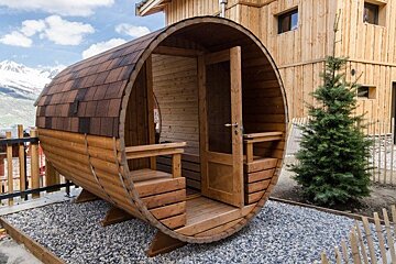 Hermine Blanc Chalet, Montchavin / Les Coches sauna