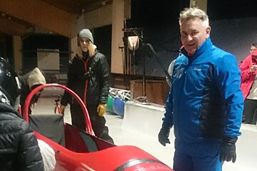 a man in a boiler suit