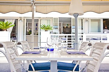 Port Garavan Restaurant, Menton restaurant terrasse