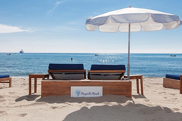 Bagatelle Beach Club, Saint Tropez beach