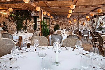 Ca Na Joana Restaurant, Formentera restaurant terrasse