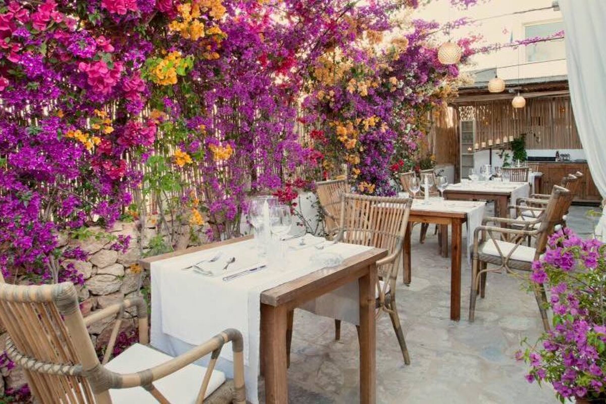 Ca Na Joana Restaurant, Formentera restaurant terrasse