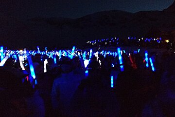 world record torchlit descent