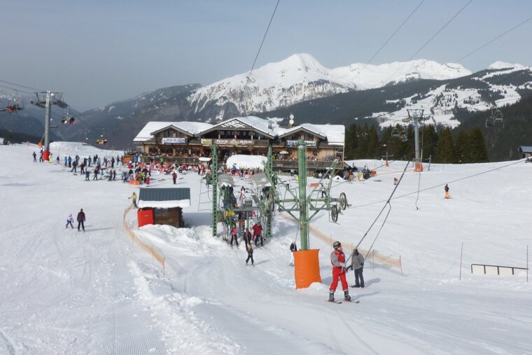 a ski lift near Morzine