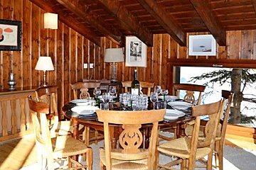 Saint Dimitri Chalet, Verbier dining room