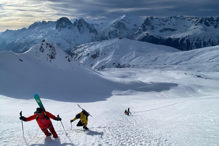 Ski touring in Chamonix