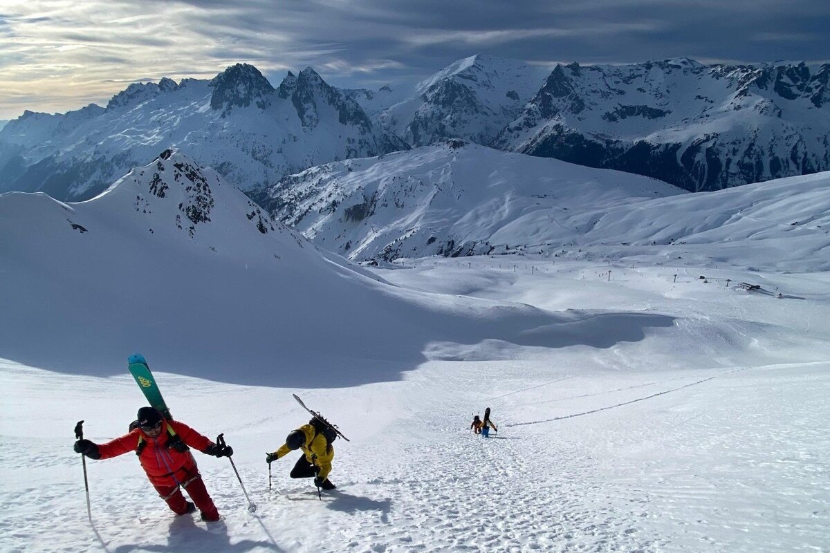 Ski touring in Chamonix