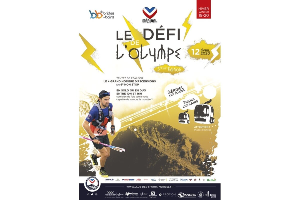 Defi de l'Olympe trail running race 2020, Meribel