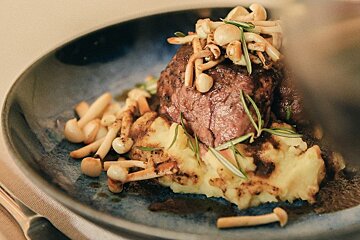 meat dish at HPC restaurant